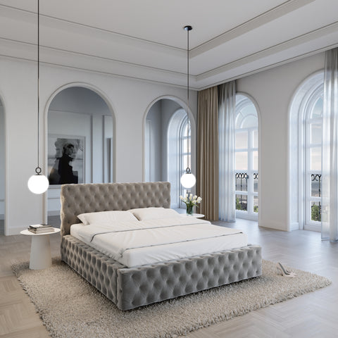 160x200 Cama PERLA con función de almacenamiento