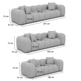 3 seater Sofa NUAGE