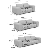3 seater Sofa LUNA