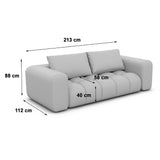 3 seater Sofa LUNA