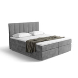 140x200 Boxspringbed AVALON with storage & topper