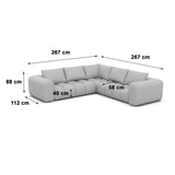 Corner Form Sofa LUNA