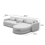 L-Form Sofa TWIGA