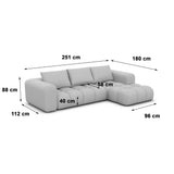 L form Sofa LUNA