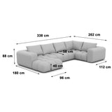 U form Sofa LUNA